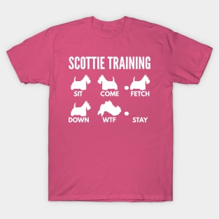 Scottish Terrier Training Scottie Dog Tricks T-Shirt